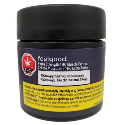 Feelgood. - EXTRA STRENGTH THC MUSCLE CREAM - 90ml