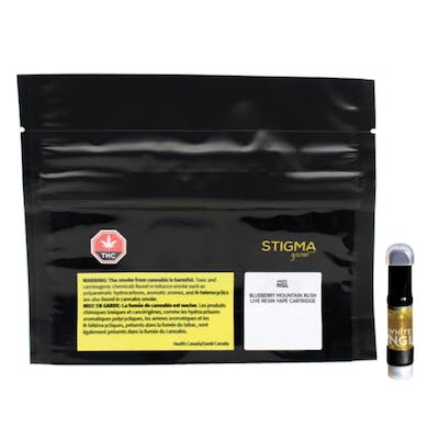 Blueberry Mountain Rush Live Resin Vape by White NGL (0.5g)