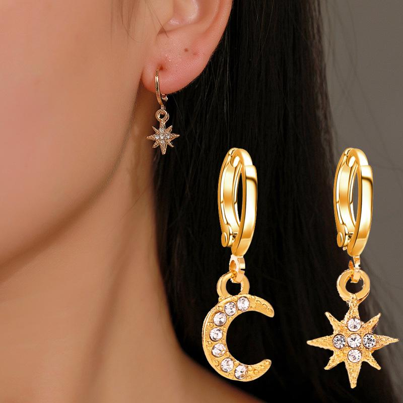 Asymmetric Earrings Eardrops Asymmetric Earrings Eardrops